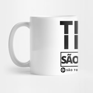 TMS - São Tomé airport code Mug